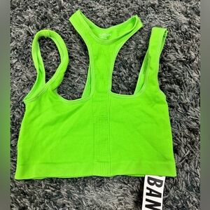 URBAN OUTFITTERS NEON GREEN TOP